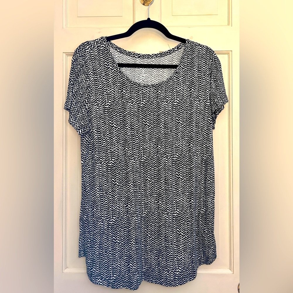 Gap Herringbone Pattern Blouse
